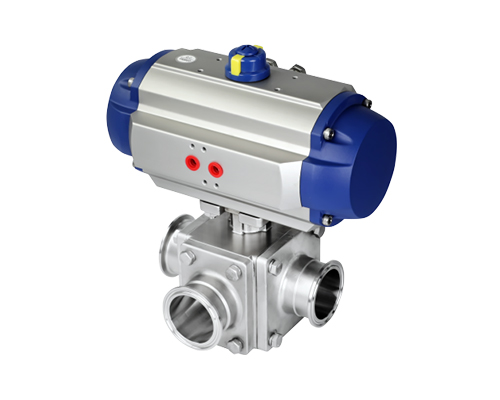 氣動(dòng)三通無滯留球閥